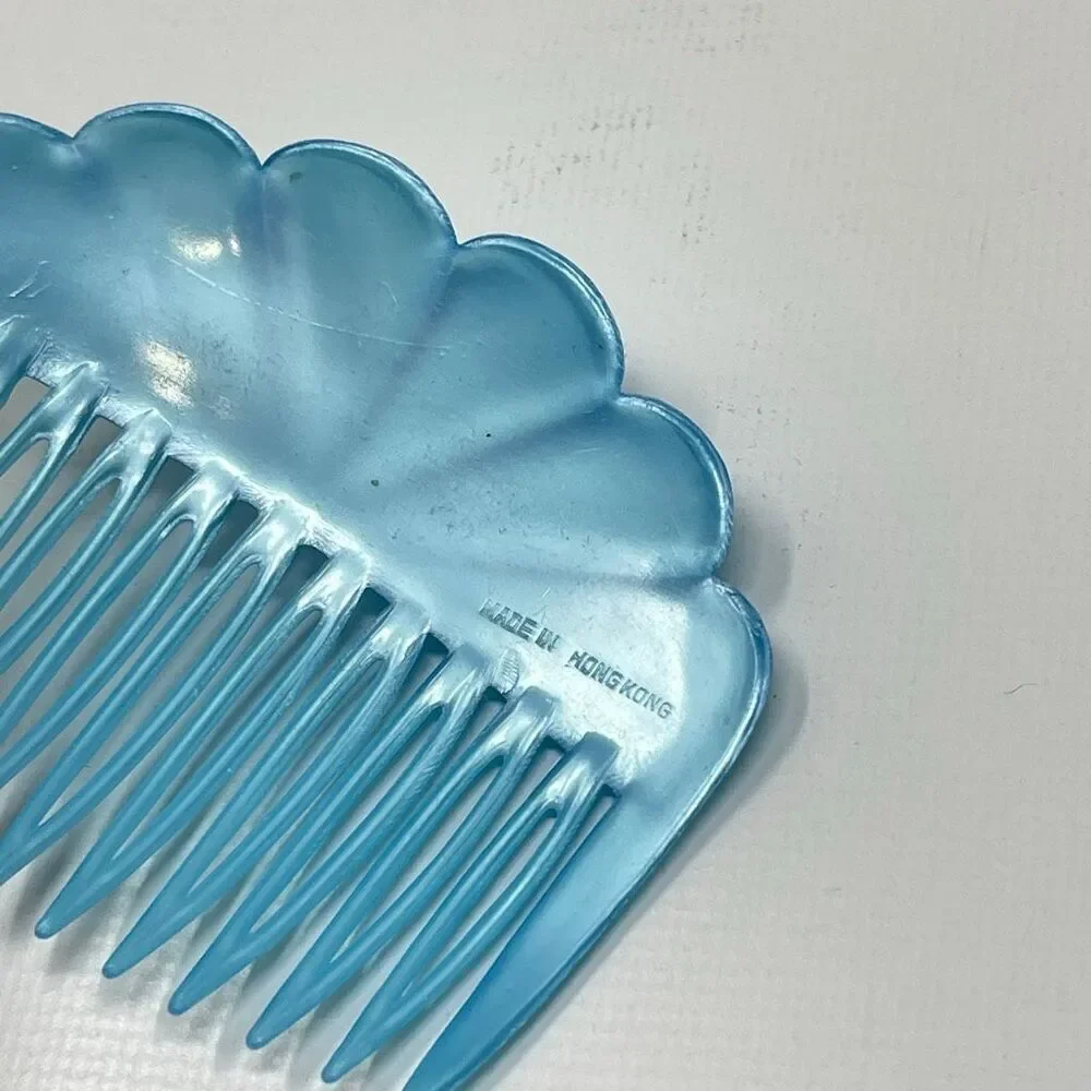 Set of 16 Vintage Small Tuck Hair Side Combs Hair Accessories Made in Hong Kong